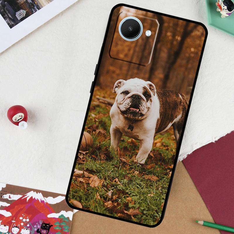 French Bulldog For Realme GT7 Pro GT 6T 5 6 C67 C75 C61 C55 C53 C51 C21Y C25S 10 11 12 13 14 Pro Plus Case
