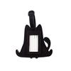 2-piece Cute Cat Pattern Luggage Tag Portable Travel Baggage Identifier Label with Name Card Slot for Suitcase Backpack Accessor