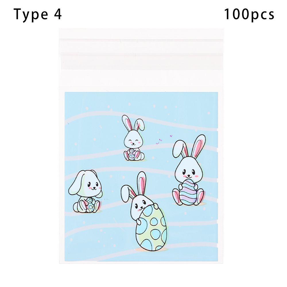 Quality Gift Packages Party Supplies Cute Bow Design Self-Adhesive Candy Bag Plastic Cookie Pocket