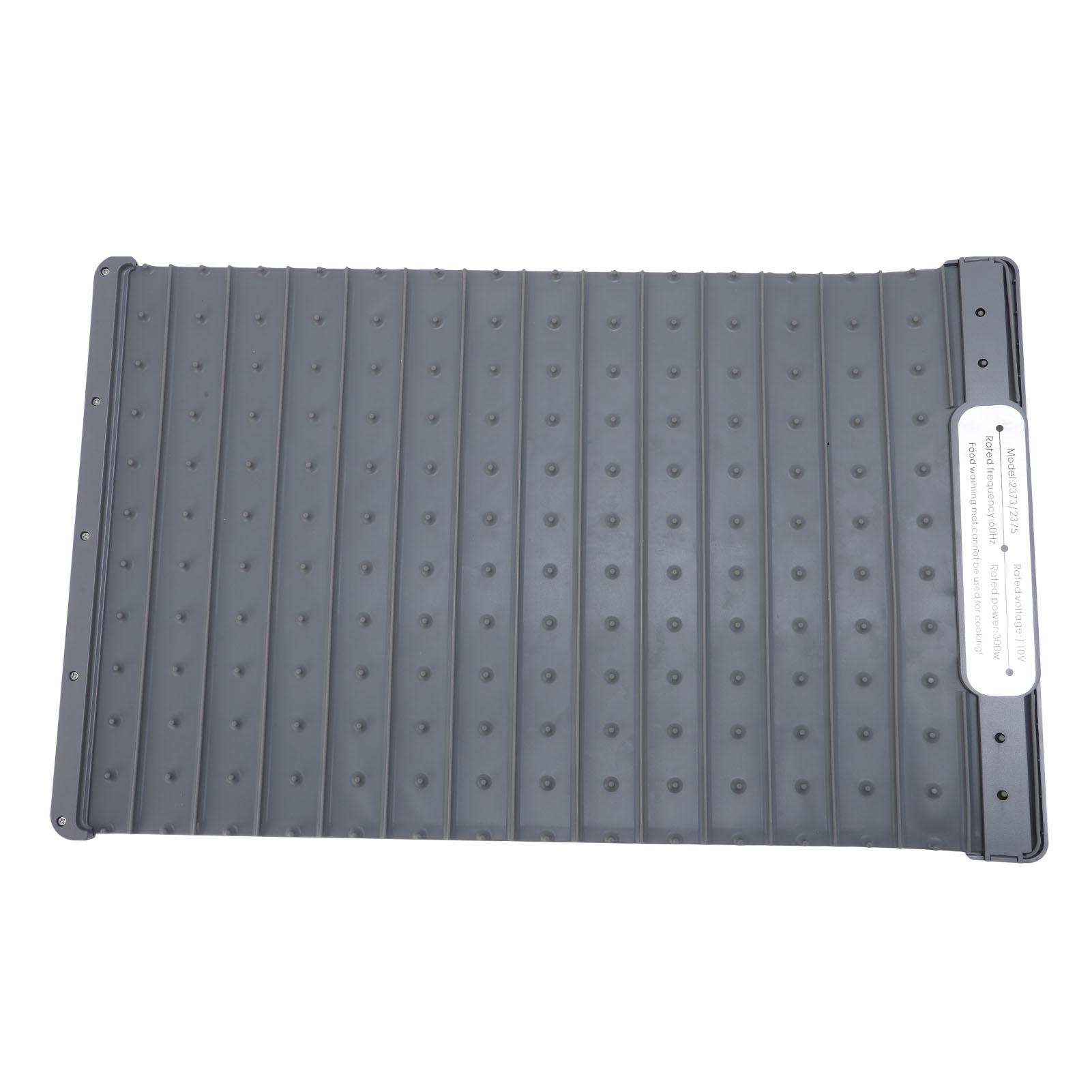 

Electric Warming Tray Full Heating Rollable Portable Silicone 3 Temperature Settings Versatile Food Warmer 60 degrees C-100 degrees C for Gath