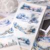 Sticker Book 10sheets/bag Rustic Town Landscaping Sticker Pack Handbook Stationery DIY Handmade  Scrapbook Diary Die Cut Sticker
