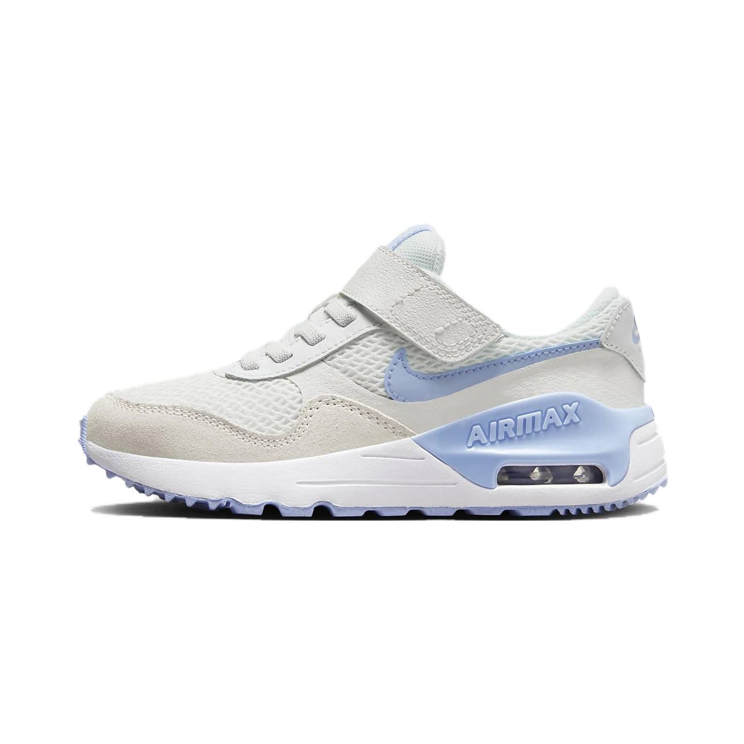 

Nike Air Max SYSTM PS Белый кобальт Bliss Детские кроссовки Summit-White Pure-Platinum DQ0285-111 29.5