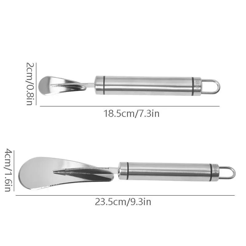 1 Pc Stainless Steel Peeler Practical Fruit Grapefruit Lemon Orange Peeler Kitchen Gadgets Kitchen Items