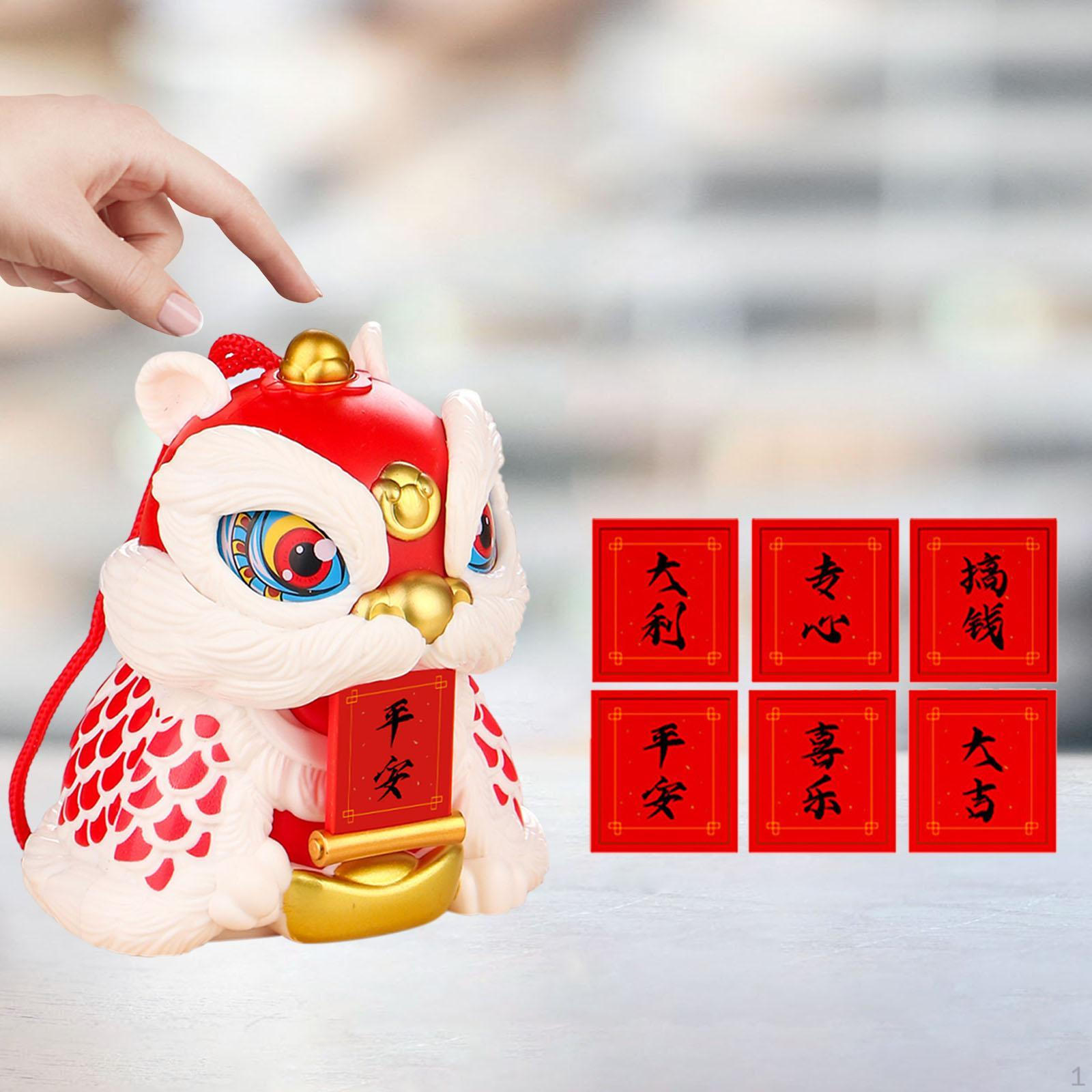 

Статуэтка льва для празднования китайского года, декоративный элемент для гостиной