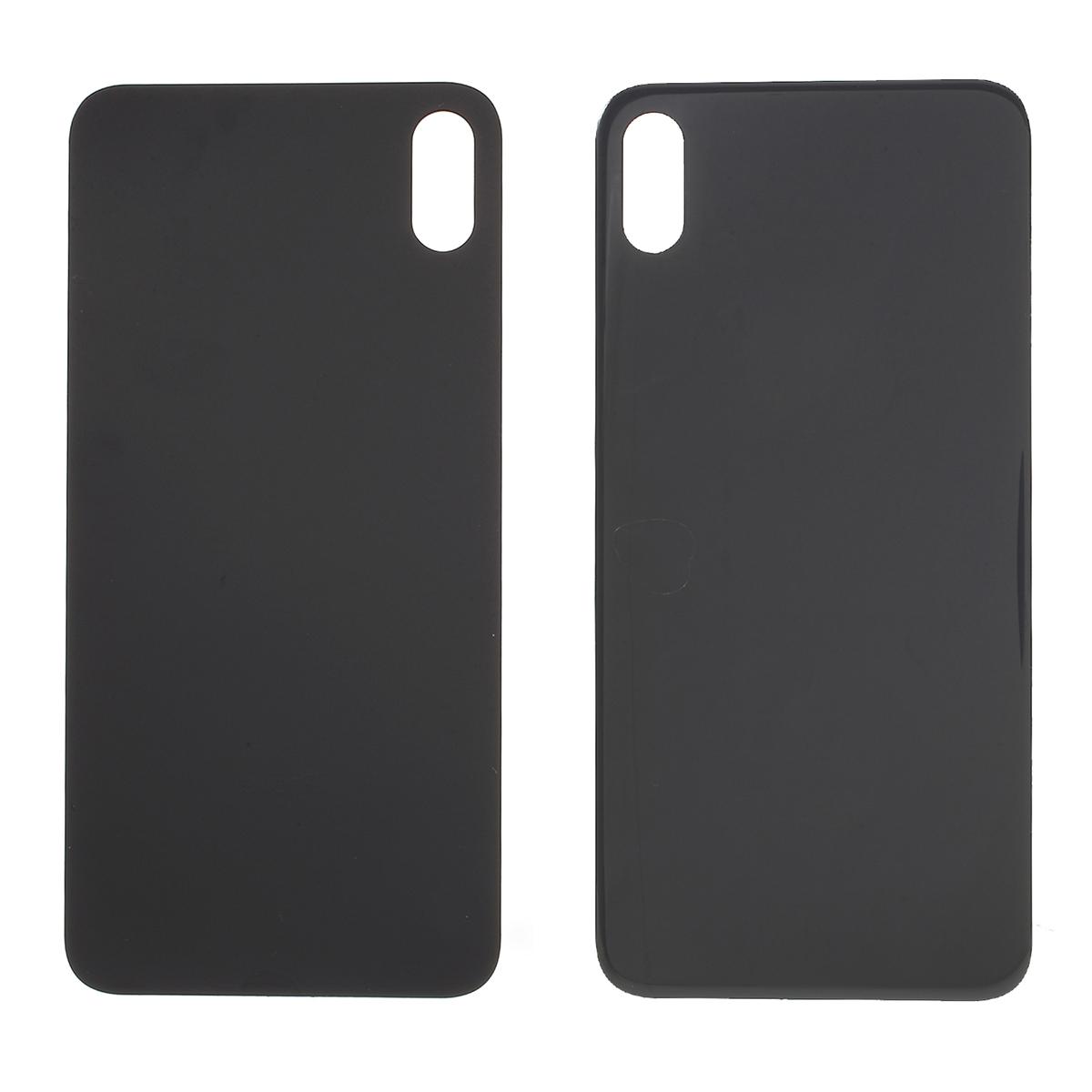 

Quality Back Battery Housing Cover Replacement (without Logo) for iPhone XS Max 6.5-inch (Big Hole) Black