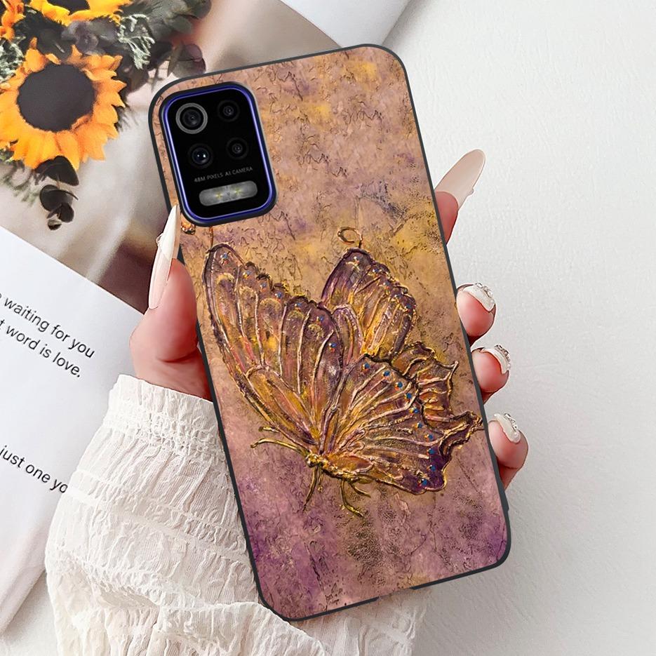 For LG K52 K62 2020 Case LM-K520 LM-K525 Stylish Love Heart Painted Cover Soft TPU Phone Case For LG K62 K 52 LGK52 LGK62 Fundas