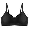 New small breasts show large, gathered and seamless wrapping, pull-up breathable underwear, comfortable and light steel-rimless bra