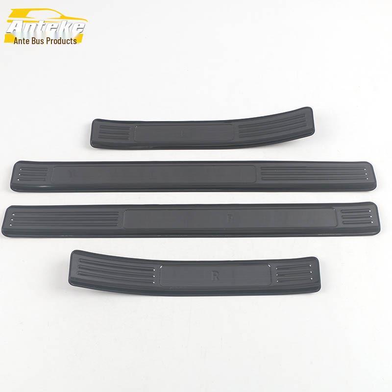 Stainless Steel Door Sill Decorative Strip for 21 Mustang Mach-E