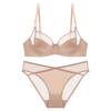 French underwear pure desire thin smooth mesh sexy underwear big chest small anti-sagging bra cover