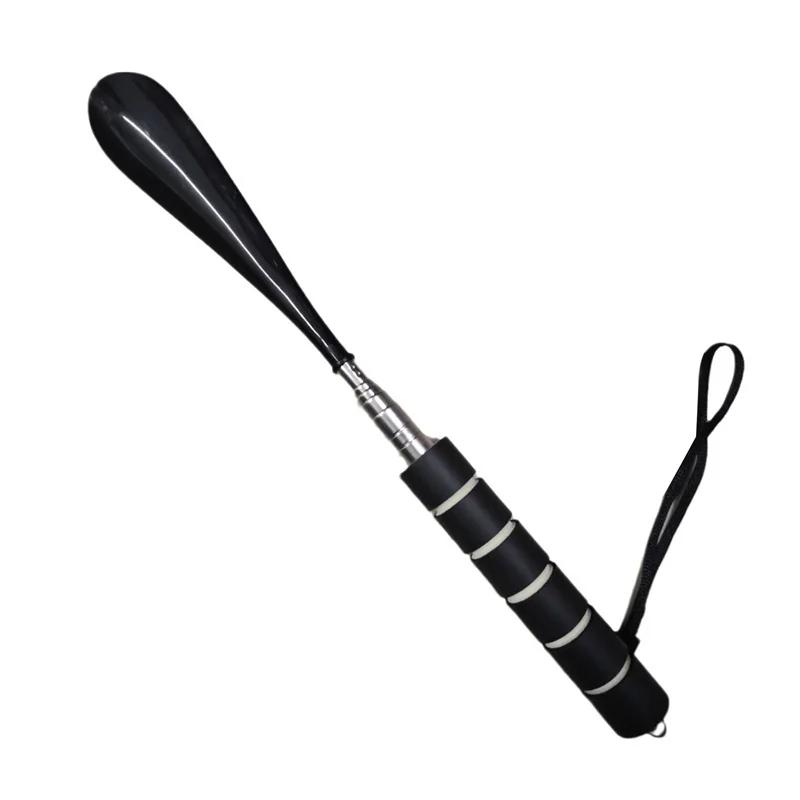 

Telescoping Metal Portable Long Handle Shoe Horn Shoehorn Extra Long Handle 29cm-70cm for Men Women Kids Wearing Shoe Assistants чёрный