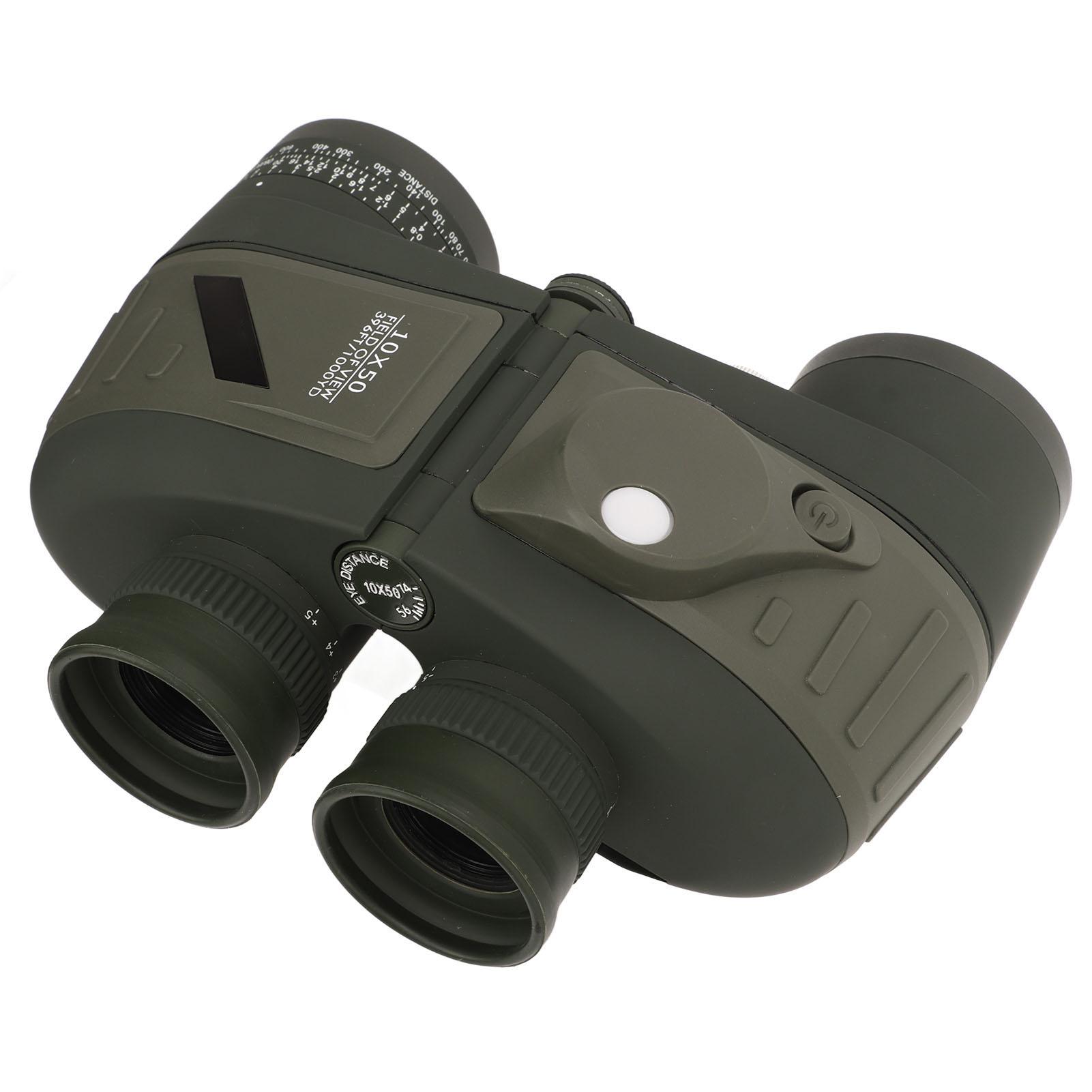 

Морський бінокль для дорослих 10X50 Призма з високим коефіцієнтом заломлення IPX7 Водонепроникний Захищений від запотівання бінокль для