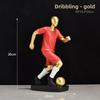 Simple and Luxurious Football Player Figurine Home TV Cabinet Wine Cabinet Office Study Bedroom Tabletop Decoration Item
