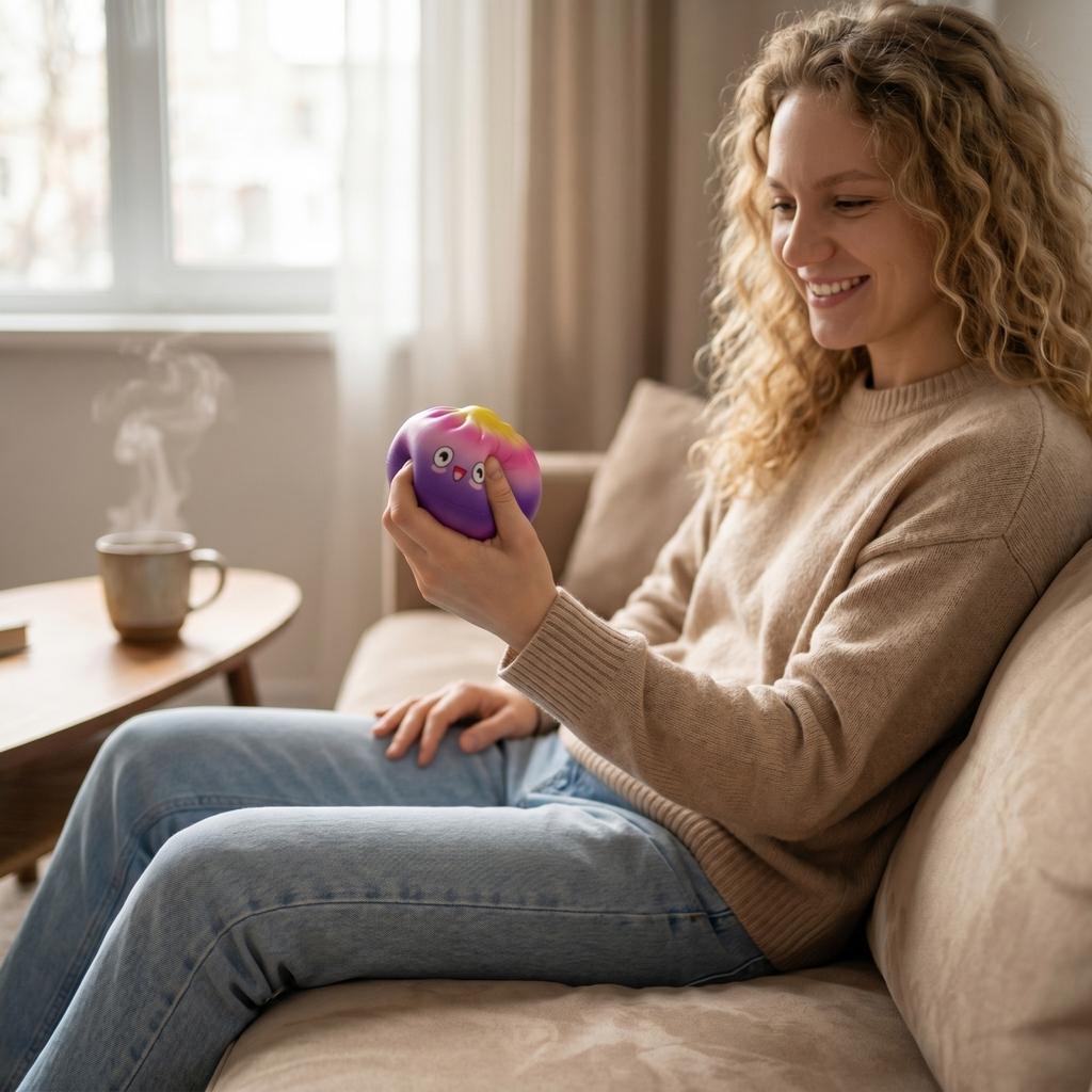 Stress Ball Slow-Rising Stress Relief Toy(Random Color)