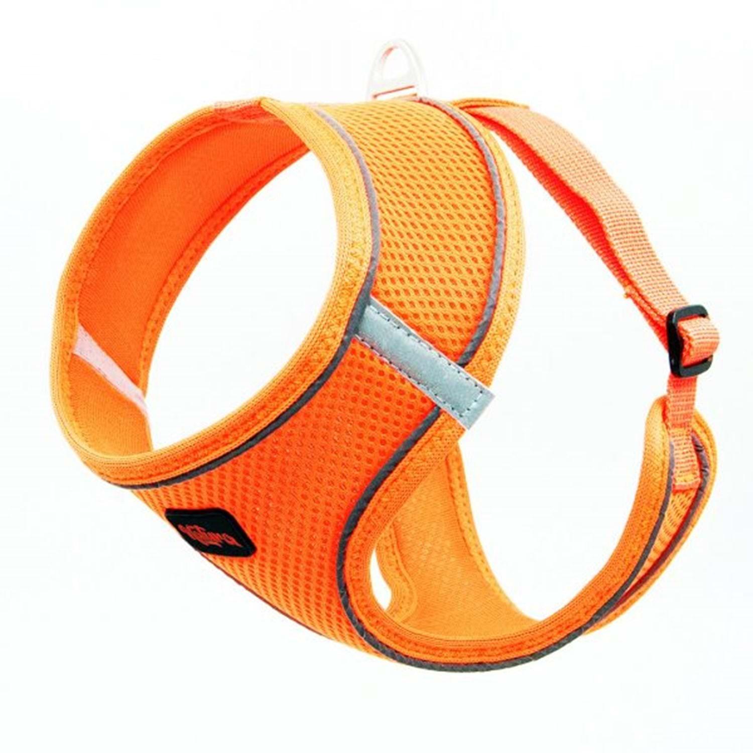 

Wahw Pet Air Mesh Adjustable Waist Collar XS Neon Orange
