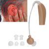 Lightweight Hearing Aid Low Distortion Behind Ear Voice Amplifiers Ear Care for Deaf Elderly (Prise  )