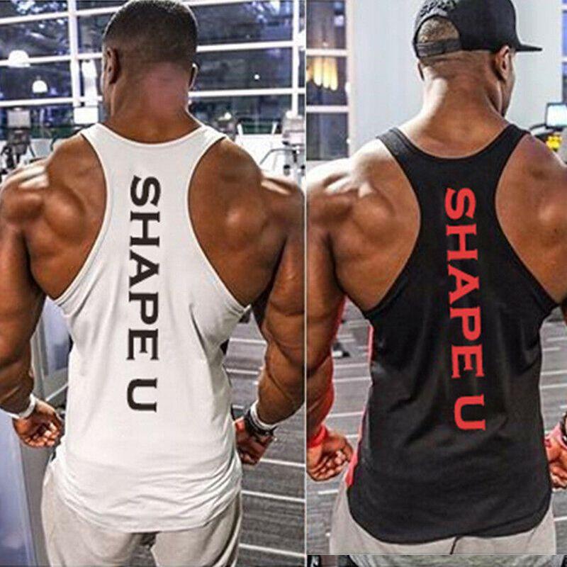 Premium Quality Gym Men's Muscle Sleeveless Tank Top Tee Shirt For Bodybuilding