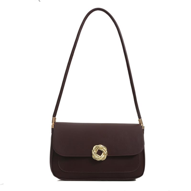 Small Retro Shoulder Bag 2023 Winter New Fashion Street Style Crossbody Bag