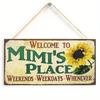 Sunflower Wooden Picture Board Mother's Day Gift Sunflower Decorative Signs Garden Decorations Wooden Wall Hangings