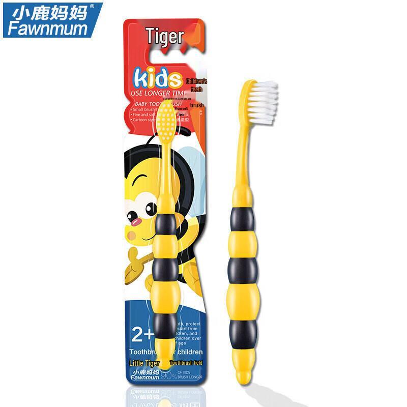 Deer Mother Bee No. 1 Children's Soft Bristle Toothbrush