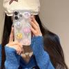 ins wind applies to Apple 15 mobile phone case, Epoxy three-dimensional shell 16promax light luxury transparent 13 niche creativity