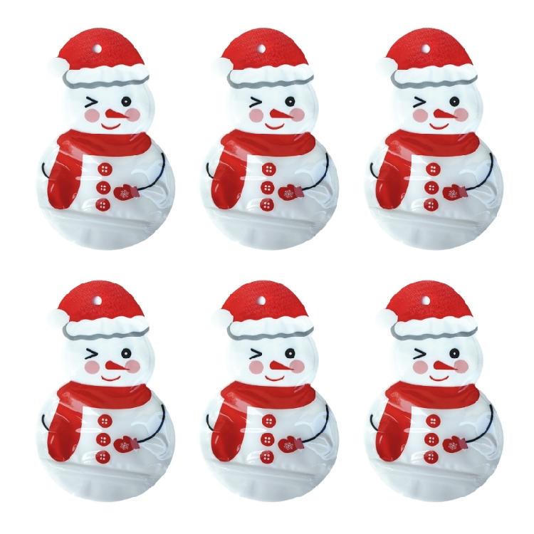 6Pcs Creative Christmas Present Bags for Family Gatherings Plastic Gift Containers Practical Candy Packaging Bag