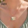 Talos Women Birth Flower Necklace, Floral Book Pendant January To December Month Gift for Wife Girlfriend