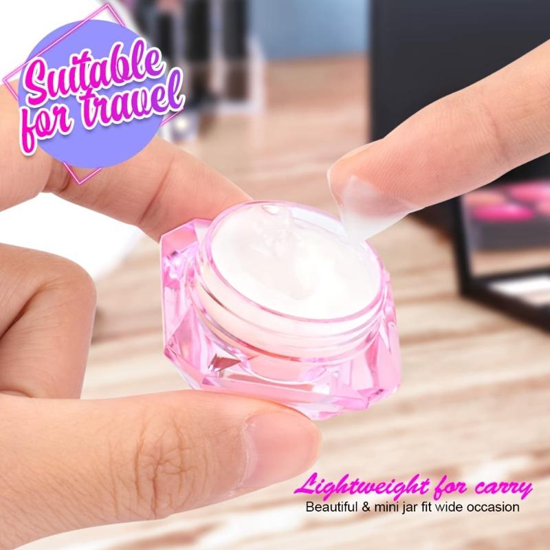 40pcs Cosmetic Containers 3ml Sample Empty Container Plastic Travel Pot Jar Eye Shadow Nails Powder Lotion Cream Sample Storage