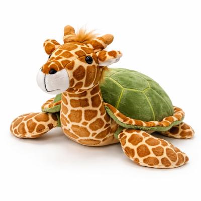 Randimals Giraffe X Turtle Hybrid Plush Toy - Large, Fluffy, Cute Plush Cushion - Animal Toy, Home Decor, for Children (Girls & Boys), Birthday Gift,