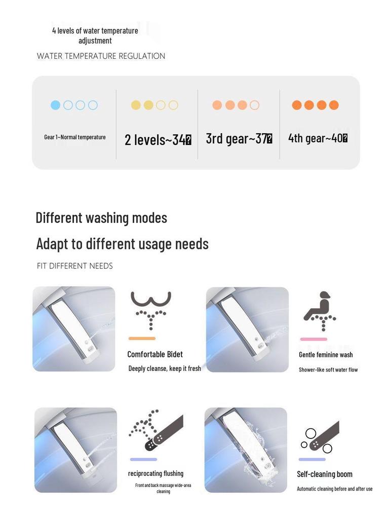 Smart One-Piece Automatic Toilet with Foam Shield, Instant Heating & Multifunctional Features for Hotel Use