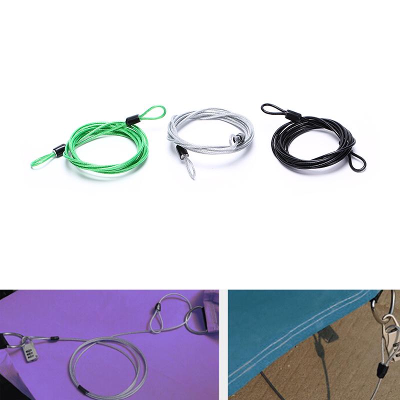 200Cm X 2.5Mm Cycling Sport Security Loop Cable Lock Bicycle Scooter U-Lock New