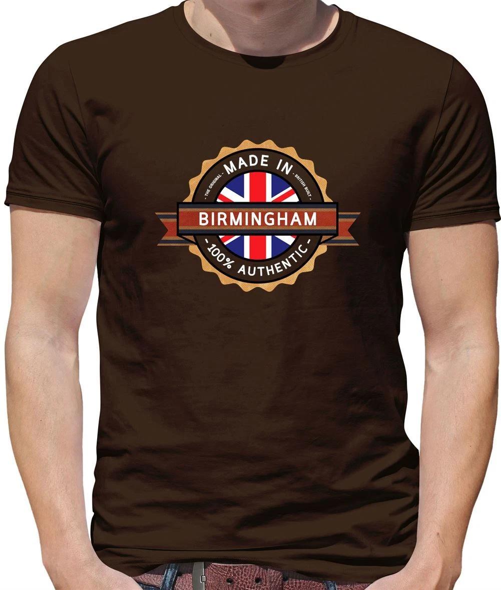 

Made In Birmingham - Mens T-Shirt - Town City Village Born Love Live Homewtown 2XL