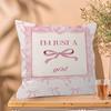 Pink Cherry Balloon Puppy Maple Design Cushion Cover Happy Autumn Harvest decor Holiday Decorati Pillow Cover