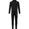 Trainingsanzug Logo Kapuzenpullover Langarm Oberteil Slim Bequem Mode Lange Hose Lässiges Sportset Herren Trainingsanzüge Schwarz 1390152-001