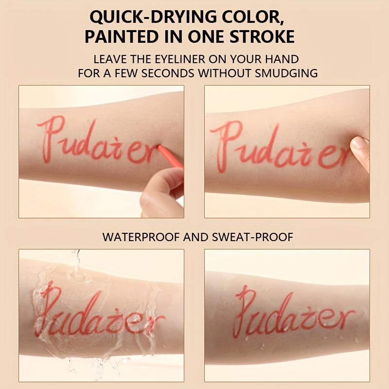 Pudaier Long-Lasting Waterproof Colored Eyeliner Is Easy To Outline The Eyes Without Smudging. It Is Suitable for Valentine'S Day And Music Festivals.