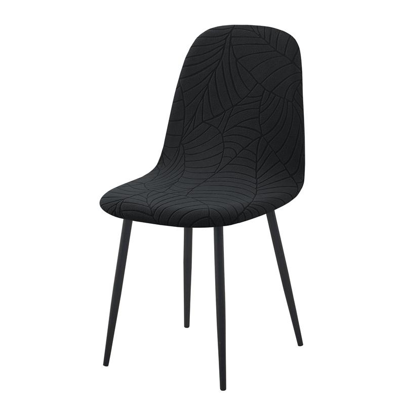 Coprisedia Jacquard Elasticizzato All-inclusive Antipolvere Copriseggiolino Colore Unico Senza Braccioli Guscio per Sedia per Casa Hotel