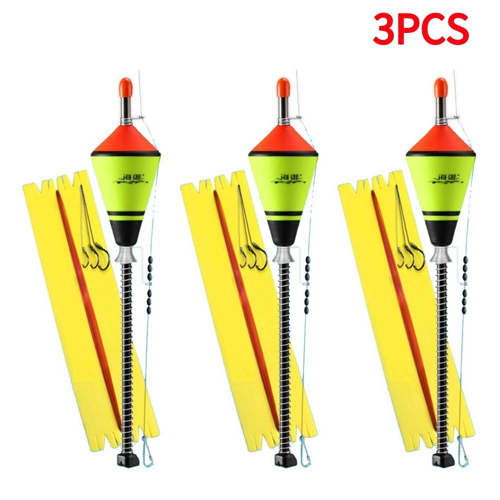 Portable Automatic Fishing Float Stainless Steel Fast Bobber Accessories High sensitivity for Fish Artifact Fishing Floats Set