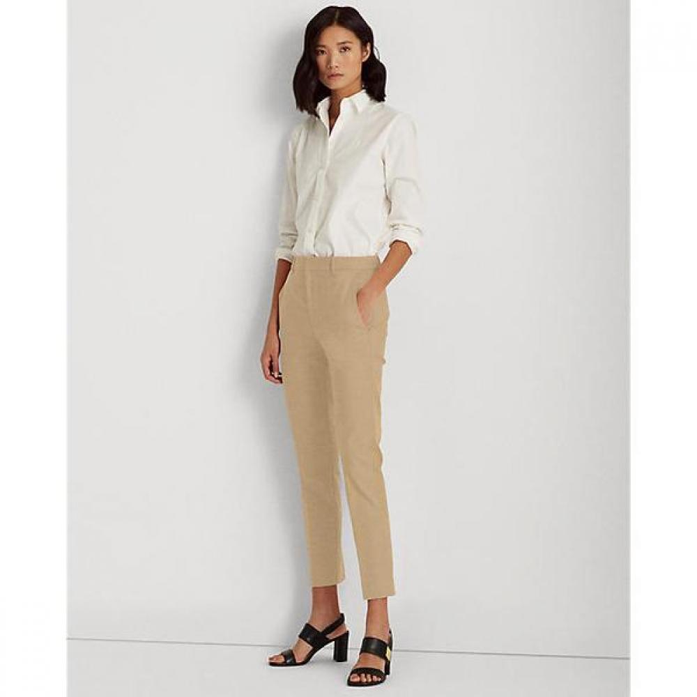 Lauren Ralph Lauren Double Face Stretch Cotton Pants Wmlrpnts4e20007270 0