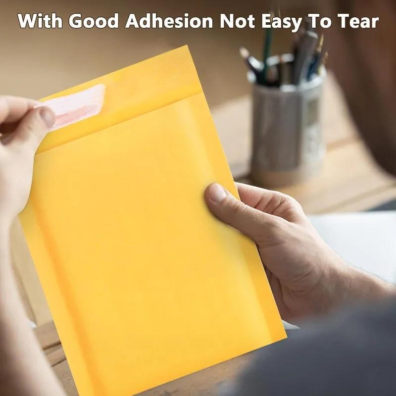 Kraft Paper Shipping Bags Mailer Self Seal Adhesive Bubble Padded Envelopes Bag Waterproof Business Gift Postal Packaging Pouch