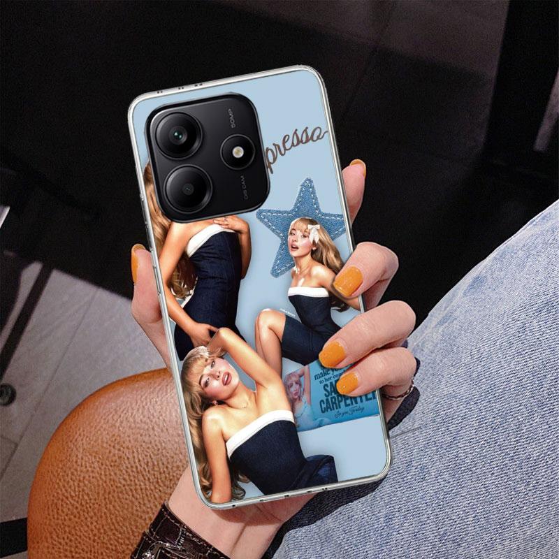 CR66 S-Sabrina C-Carpenter Phone Case For Xiaomi Redmi Note 15 14 13 12S 12 11 Pro Plus 14S 11S 11E 10 10S 11T 5G Personalized C