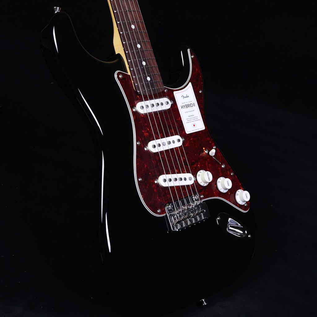 Fender Hybrid II Stratocaster RW Electric Guitar Black