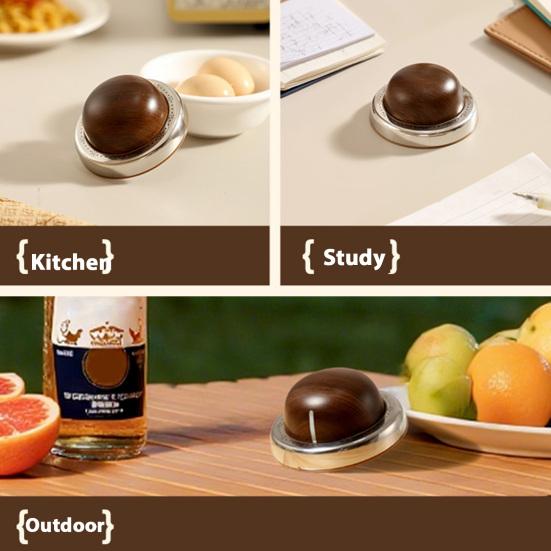 Manyetik Mekanik Mutfak Zamanlayıcısı 60 Dakika Geri Sayım Şişe Açacağı ile Pil Gerektirmez Paslanmaz Çelik Kendini Disipline Etme Hatırlatıcısı Yemek Pişirme Çalışma