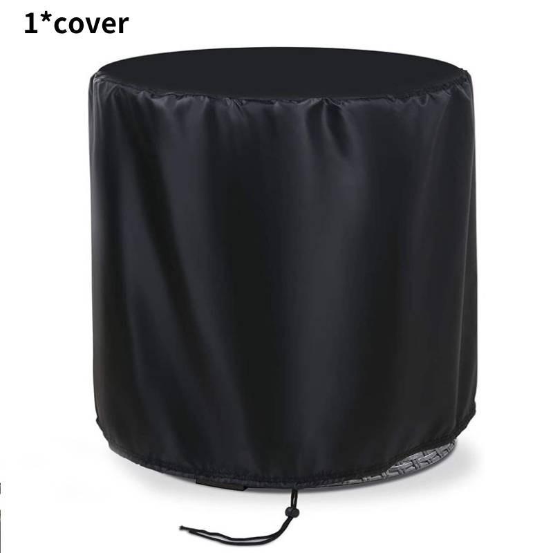 

Round Cover Table 420d Oxford Cloth Waterproof Black Patio Furniture Outdoor