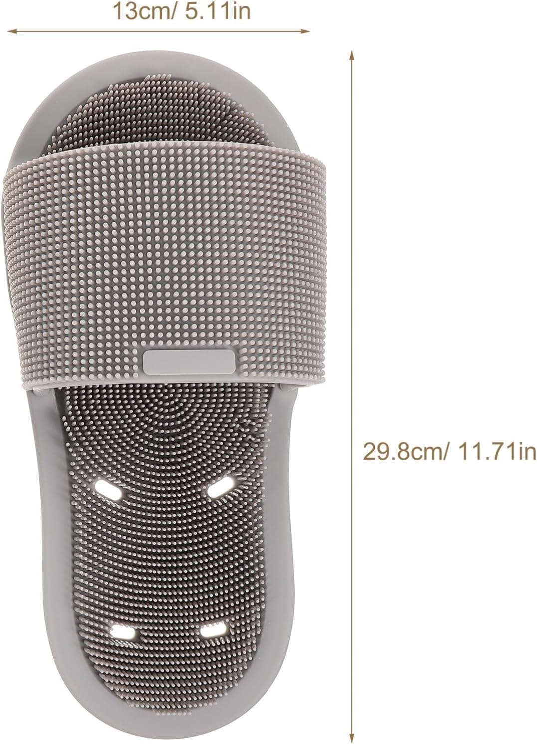 WENGTY Foot Scrubber Cleaning Slippers for
