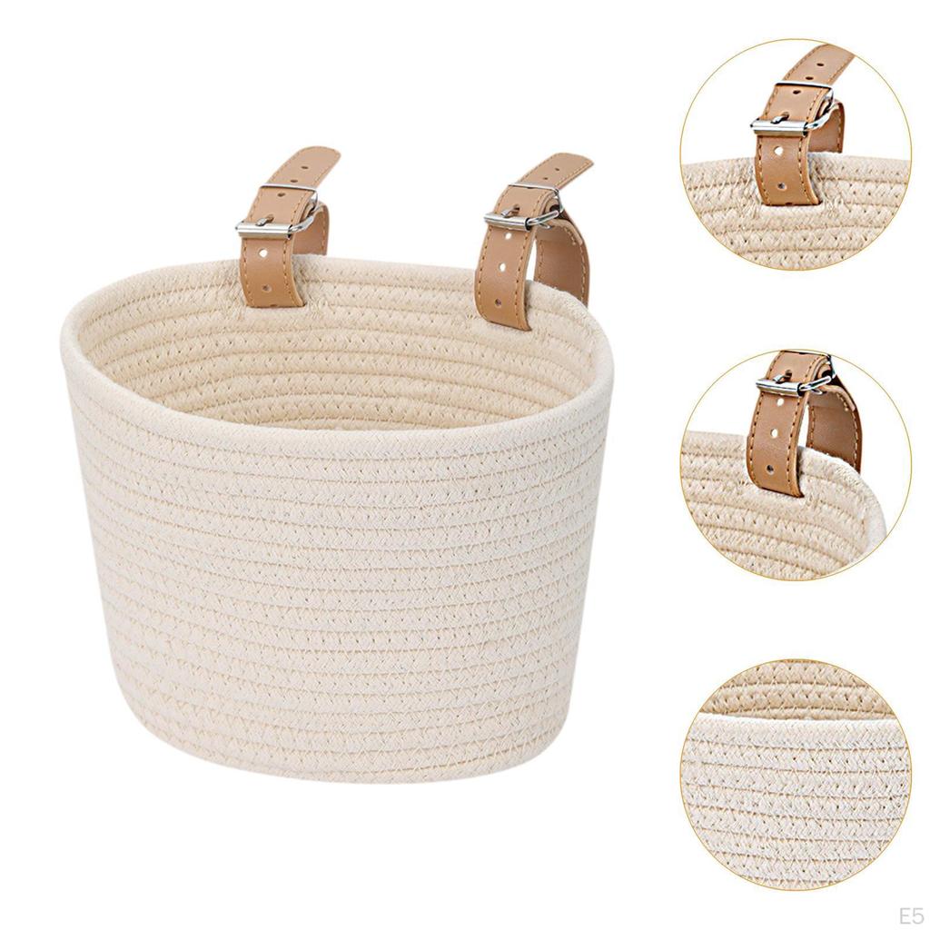 Kinderfahrradkorb Zubehör Dekoration, Gewebter Fahrradkorb vorne, für Kinder