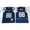 Jersey Retro NFL Dallas Cowboys 21 22 Bordado Throwback Uniforme de Fútbol para Hombre Ropa Deportiva para Aficionados