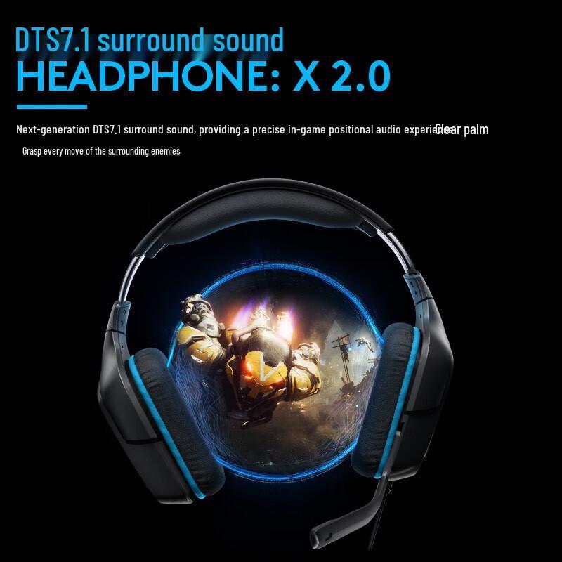 Logitech G431 7.1 Surround Sound Gaming Headset