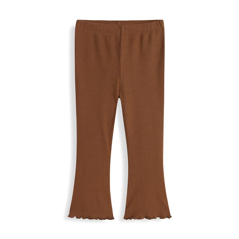Girls' Spring & Autumn Micro-Flare Slim-Fit Stylish Leggings