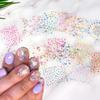 30Pcs Cute Floral Nail Slider Waterproof Nail Art Stickers Easy To Use Manicure Decals  DIY Manicure