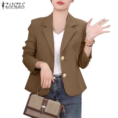 Women Casual Turn Down Collar Long Sleeve Thin Cardigan Outwear