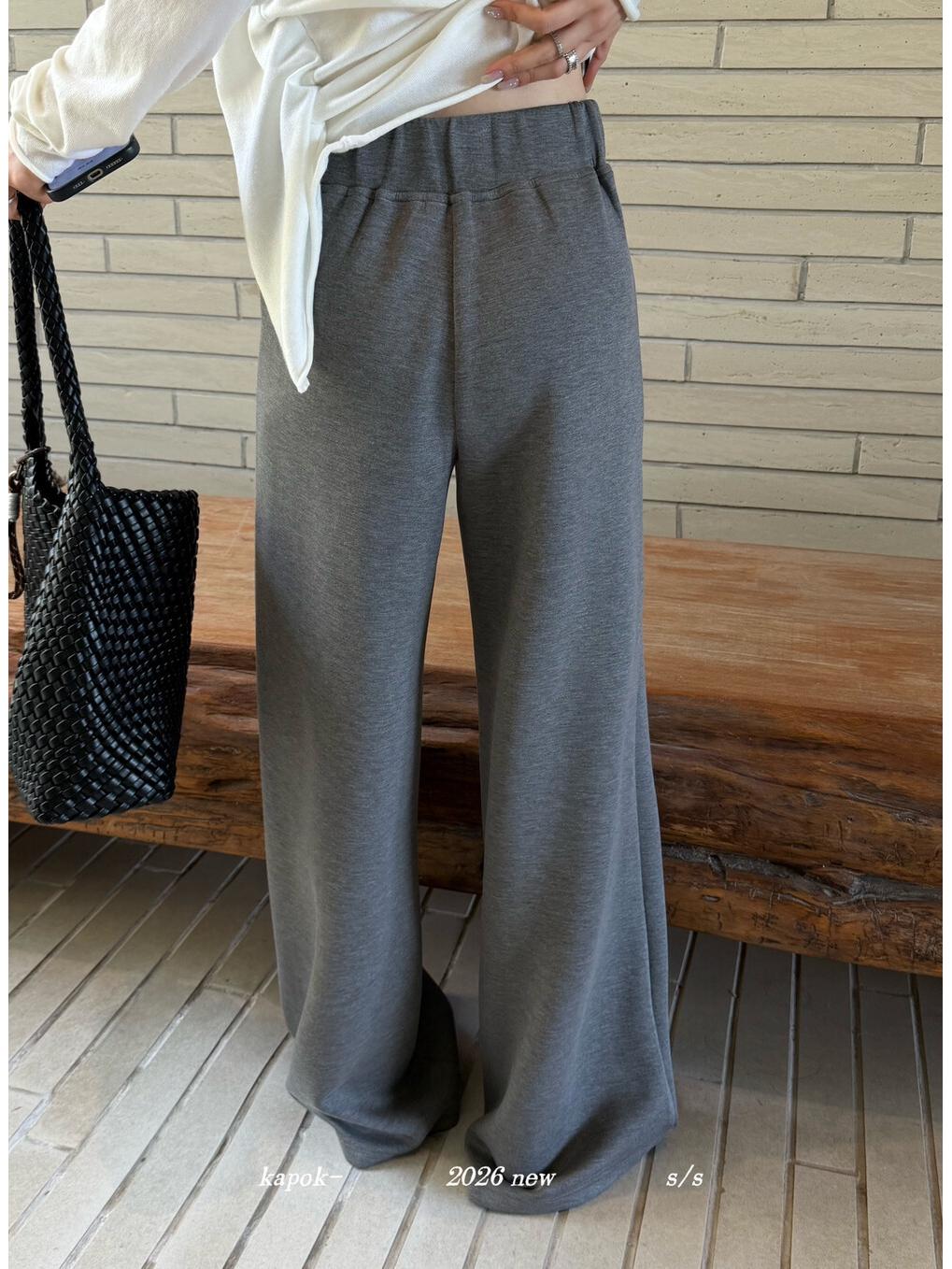 

Thirteen Rows Women s Versatile, Comfortable Straight-Leg Trousers for Early Spring Fashion Large серый